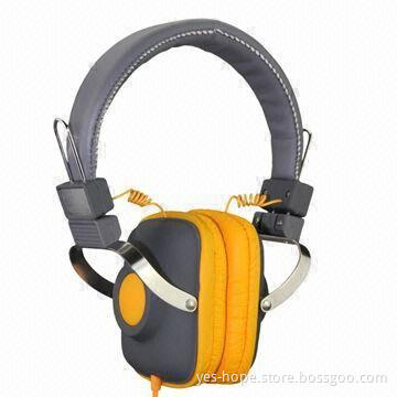 DJ Headphone with 20Hz to 20kHz Frequency Range, Suitable for MP3/MP4 Players/Apple's iPod/DVD/CD